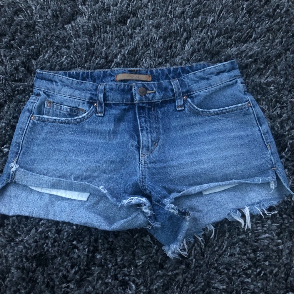 Joes jeans denim cut off shorts